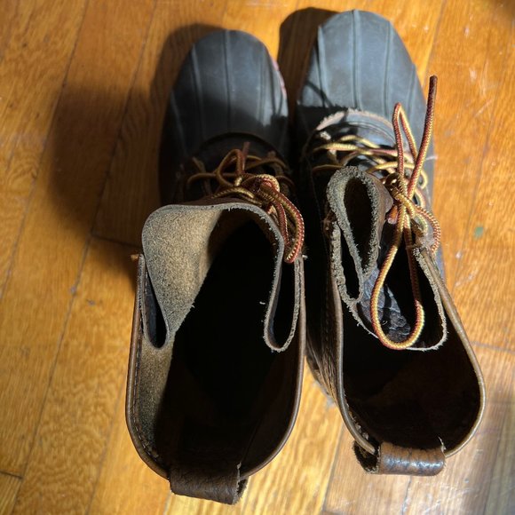 LL Bean Duck Boots, 8" Bison, - Picture 2 of 6